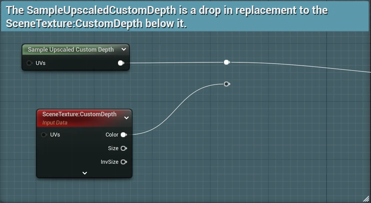 Custom Depth Node